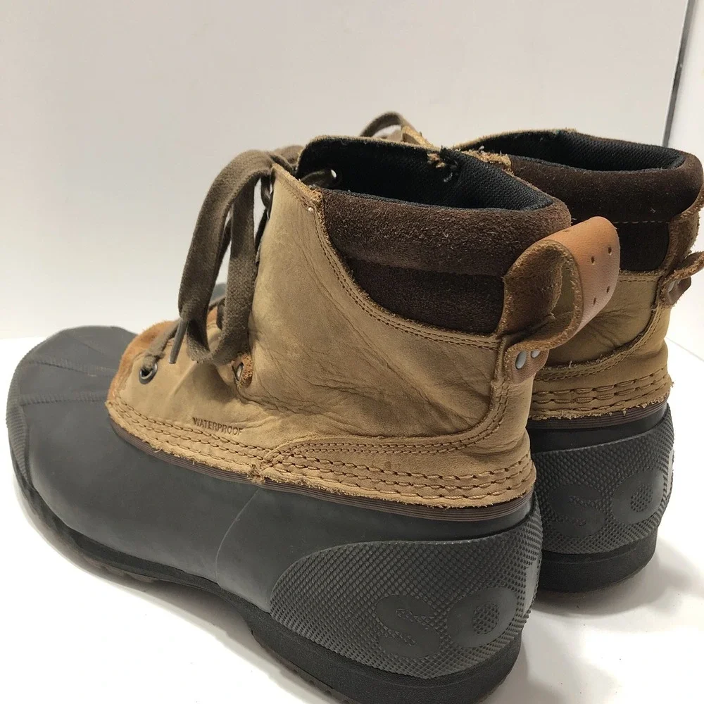 Sorel Men's Ankeny Snow Boot, Elk, Stout, 10 D US NM2101-286